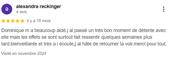 Avis sur la page Google de Magnetis'Dom
