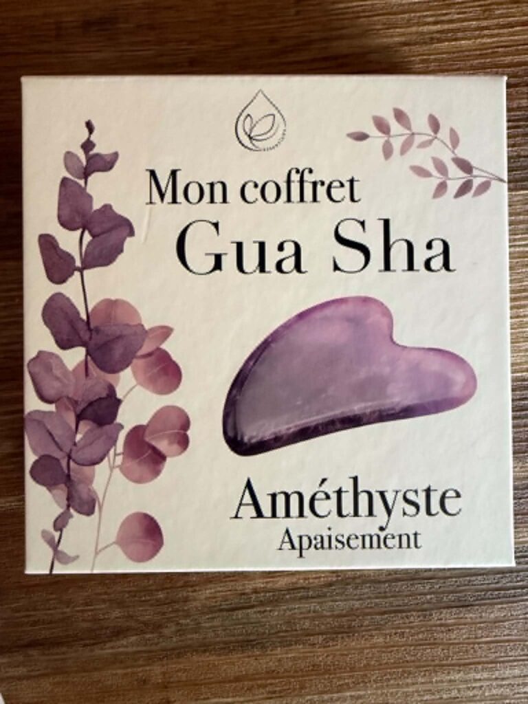 Coffret améthyste en vente à la boutique de lithothérapie Magnétis'Dom