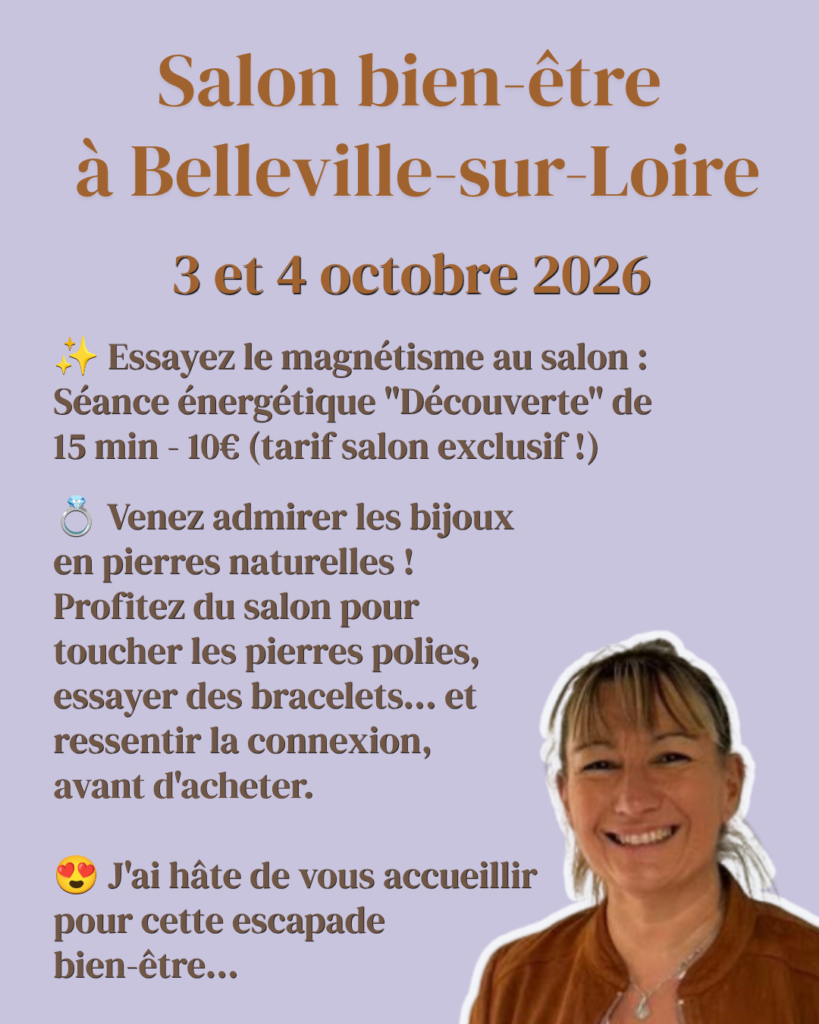 Magnetis'Dom au salon bien-être de Belleville-sur-Loire les 3 et 4 octobre 2026
